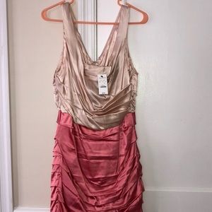 NWT Express, Pink & Peach dress, Size 12